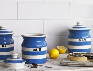 Stylish Cornishware crockery