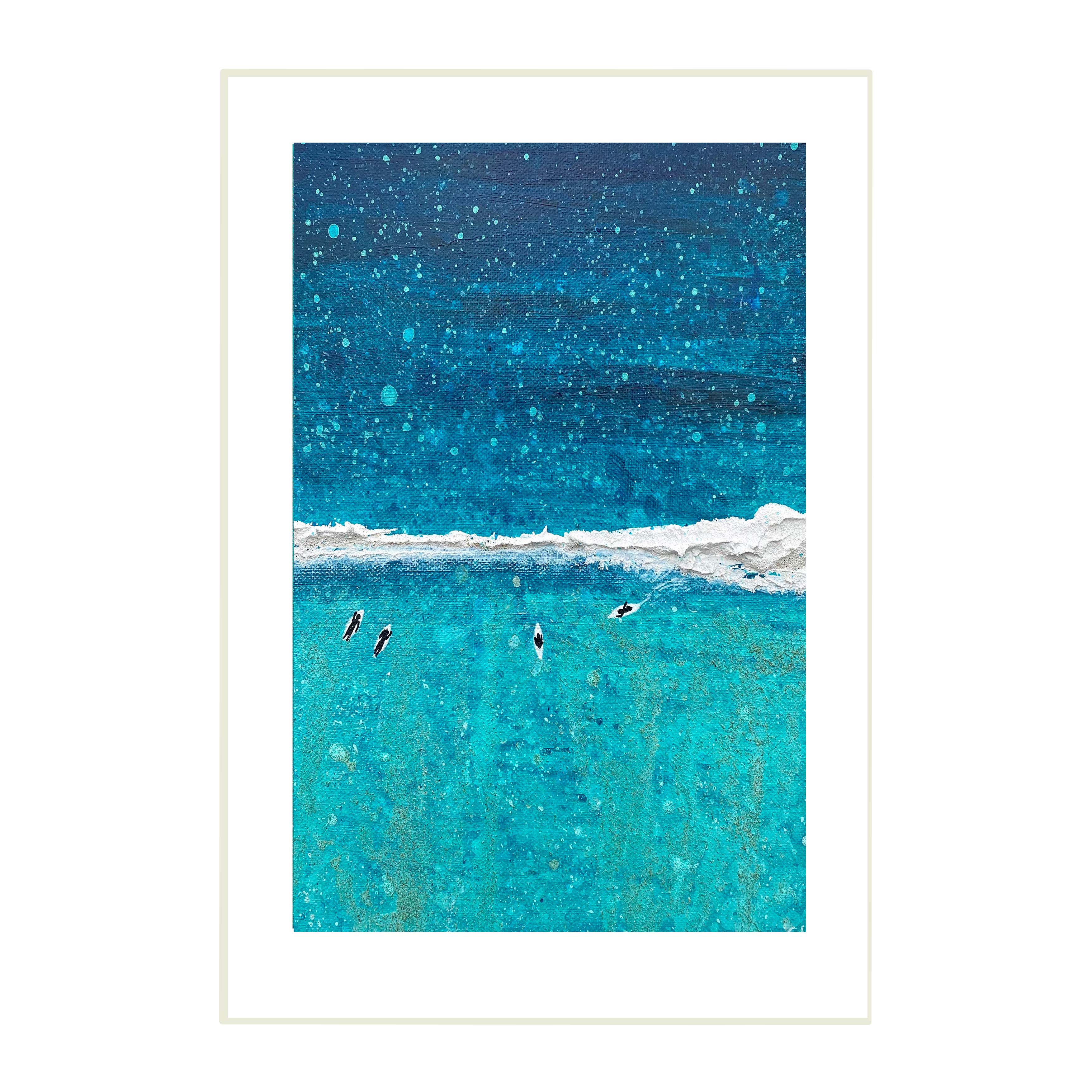 'Breaking Wave At Watergate' - Limited Edition Print by Gemma Lessinger