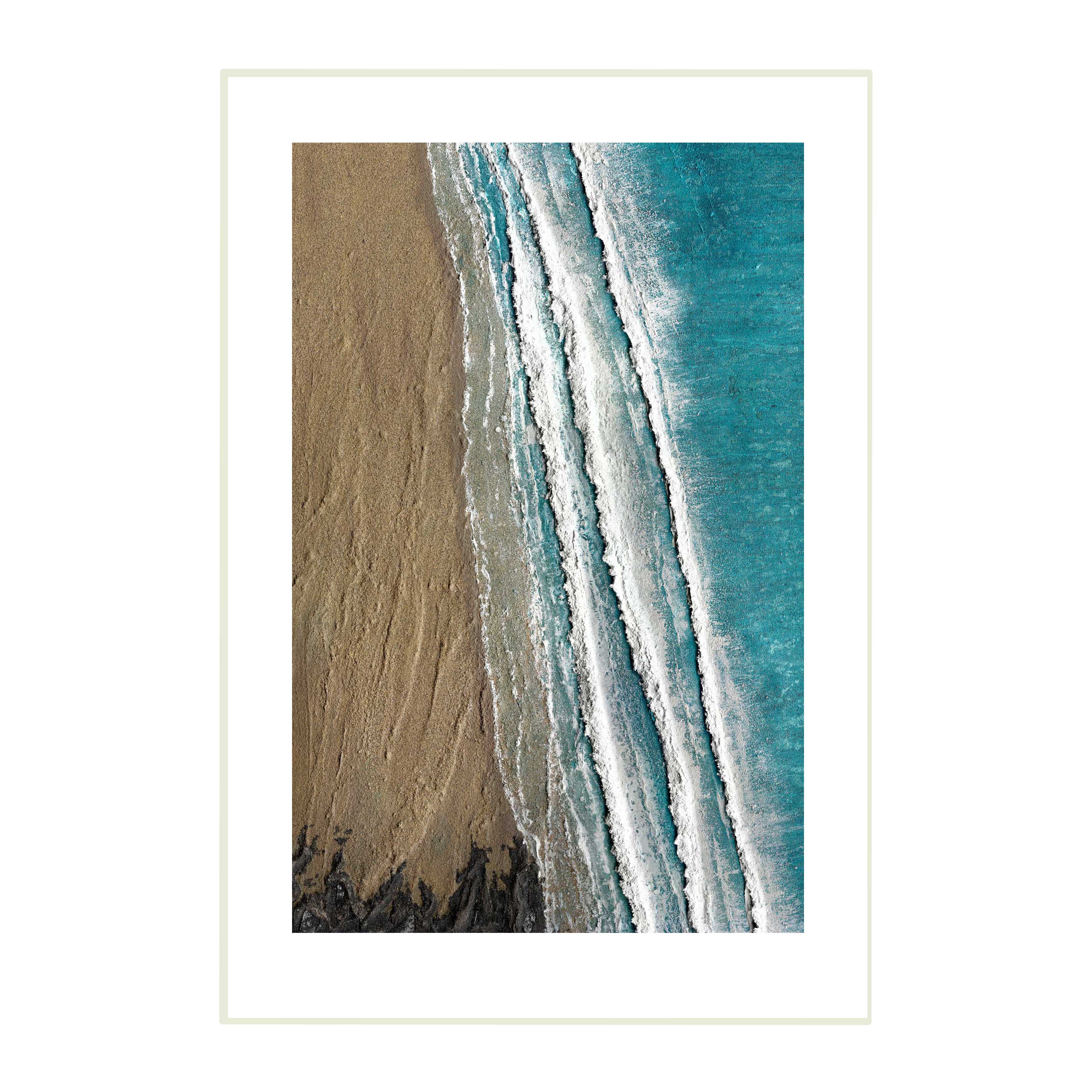 'Porthmeor Shoreline' - Limited Edition Print by Gemma Lessinger