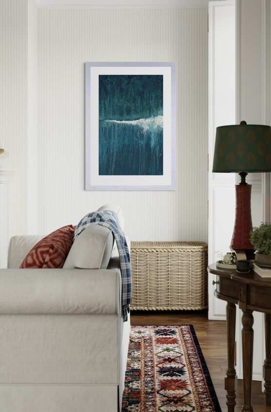 'Surfs Up At Fistral' - Limited Edition Print by Gemma Lessinger